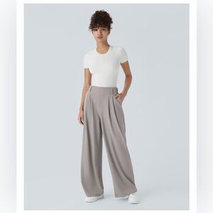 Halara Flex™ High Waisted Pocket Wide Leg Waffle Work Pants
